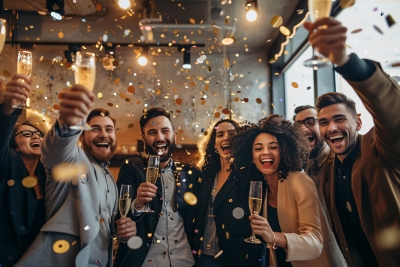 Louer une salle pour un repas d'équipe et une petite soirée privée le soir du nouvel an